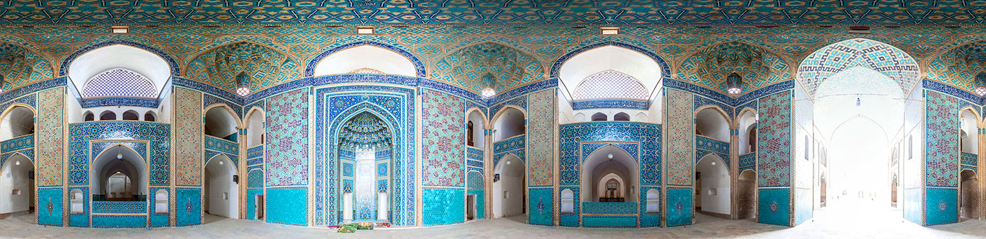 Interior-of-Jameh-MosqueYazd-Iran